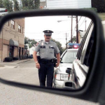 Cop in Rearview